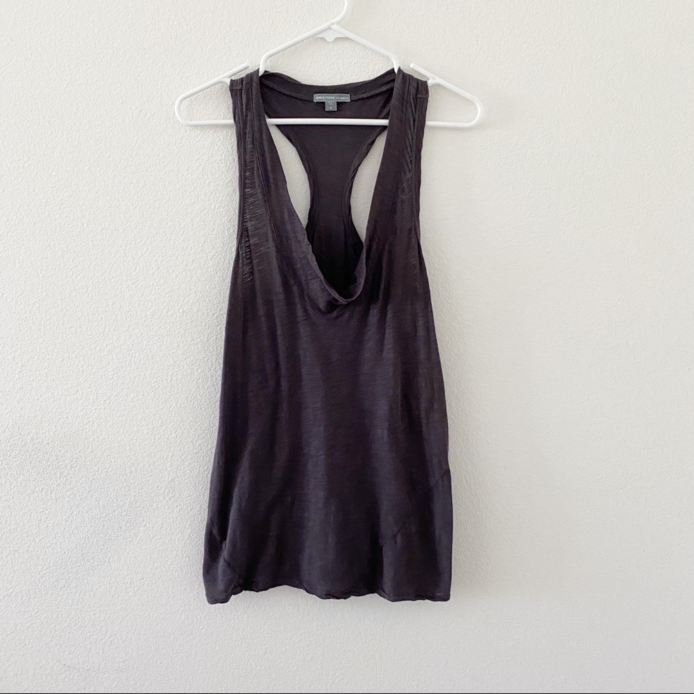 James Perse Los Angeles Slouchy Neck Top Size 2